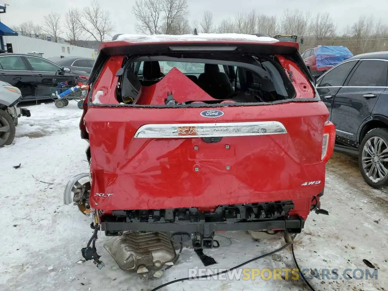 6 fotografías del automóvil dañado 1FMSK8DHXMGB88858 FORD EXPLORER 2021
