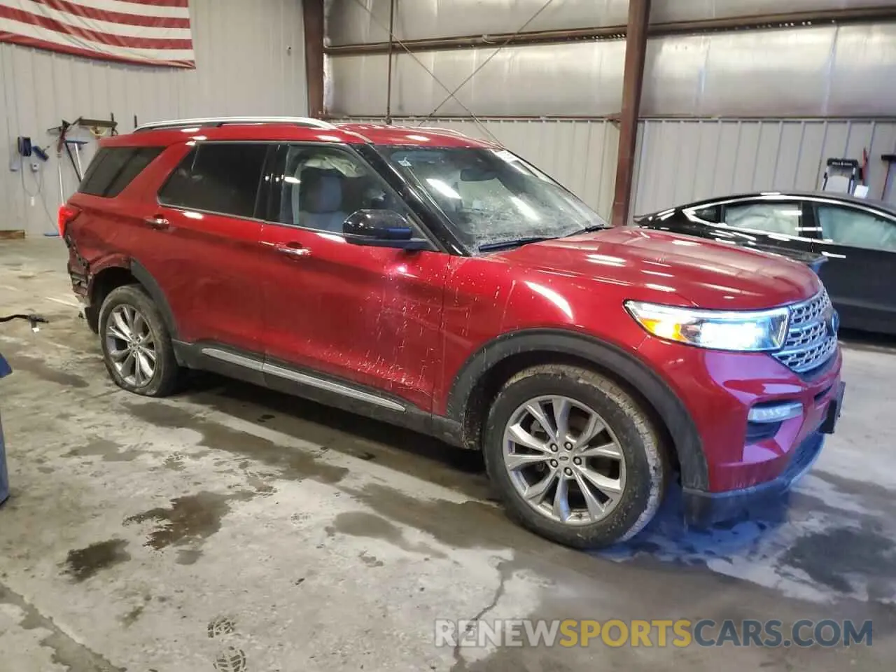 4 fotografías del automóvil dañado 1FMSK8FH5MGB72628 FORD EXPLORER 2021
