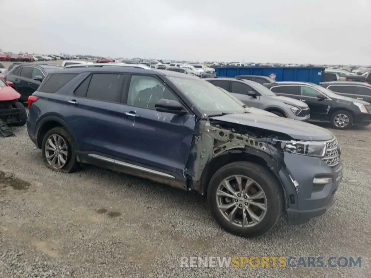 4 fotografías del automóvil dañado 1FMSK8FH6MGB94556 FORD EXPLORER 2021