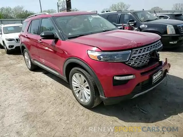 12 fotografías del automóvil dañado 1FMSK8FH7MGA46156 FORD EXPLORER 2021