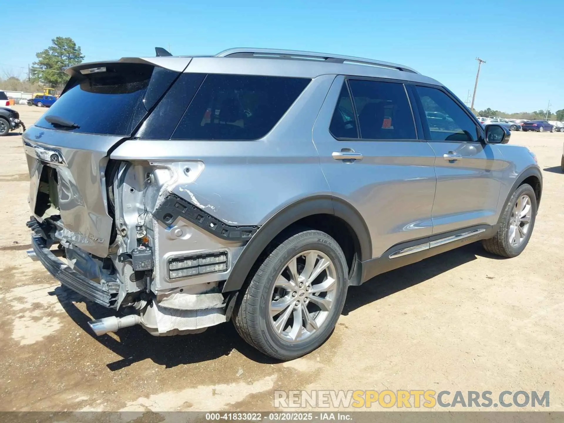 4 fotografías del automóvil dañado 1FMSK8FHXMGA88644 FORD EXPLORER 2021