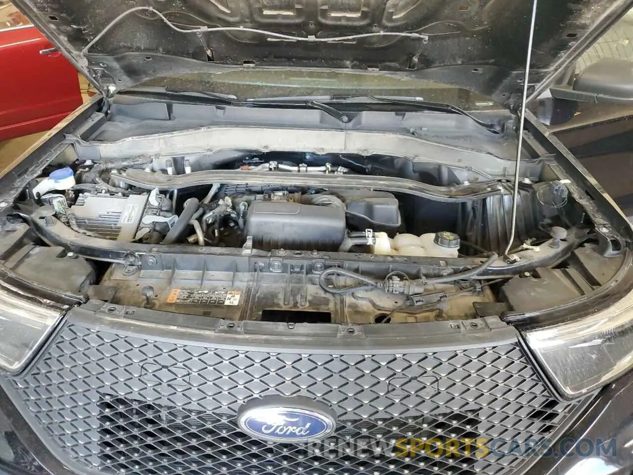 12 fotografías del automóvil dañado 1FM5K8AB1NGB80632 FORD EXPLORER 2022