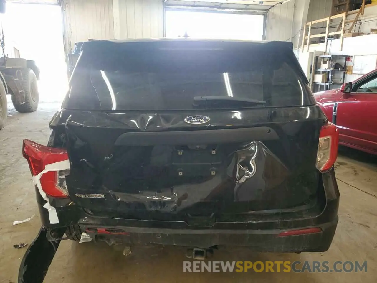 6 fotografías del automóvil dañado 1FM5K8AB1NGB80632 FORD EXPLORER 2022