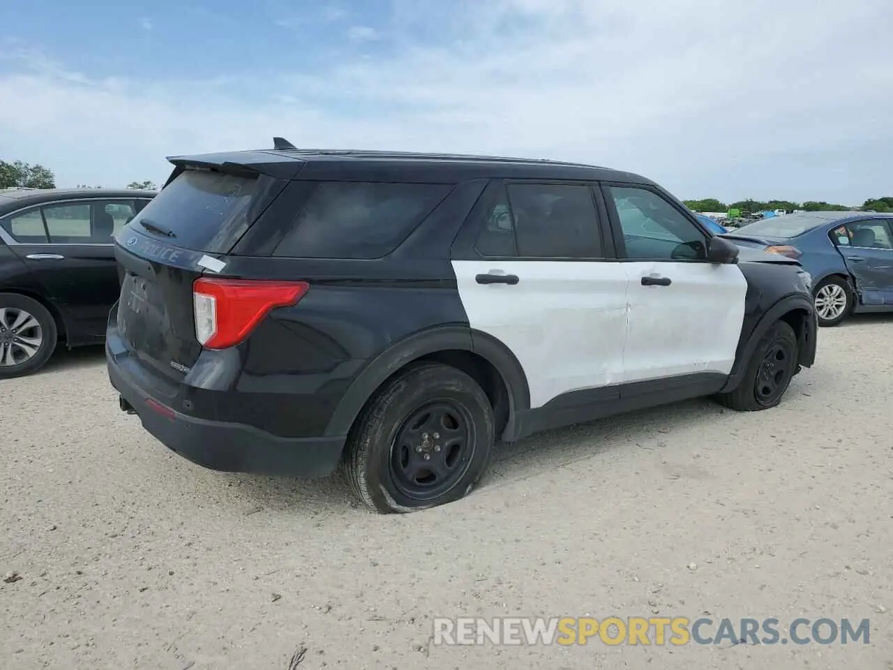3 fotografías del automóvil dañado 1FM5K8AB2NGA57924 FORD EXPLORER 2022