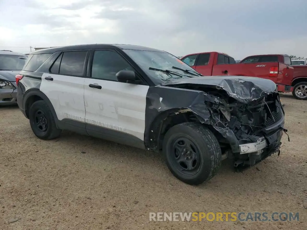 4 fotografías del automóvil dañado 1FM5K8AB2NGA58118 FORD EXPLORER 2022