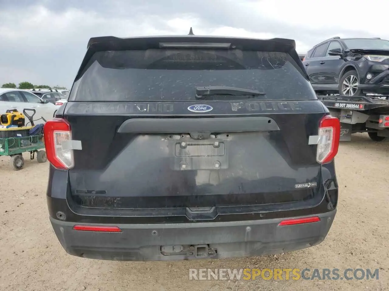 6 fotografías del automóvil dañado 1FM5K8AB2NGA58118 FORD EXPLORER 2022