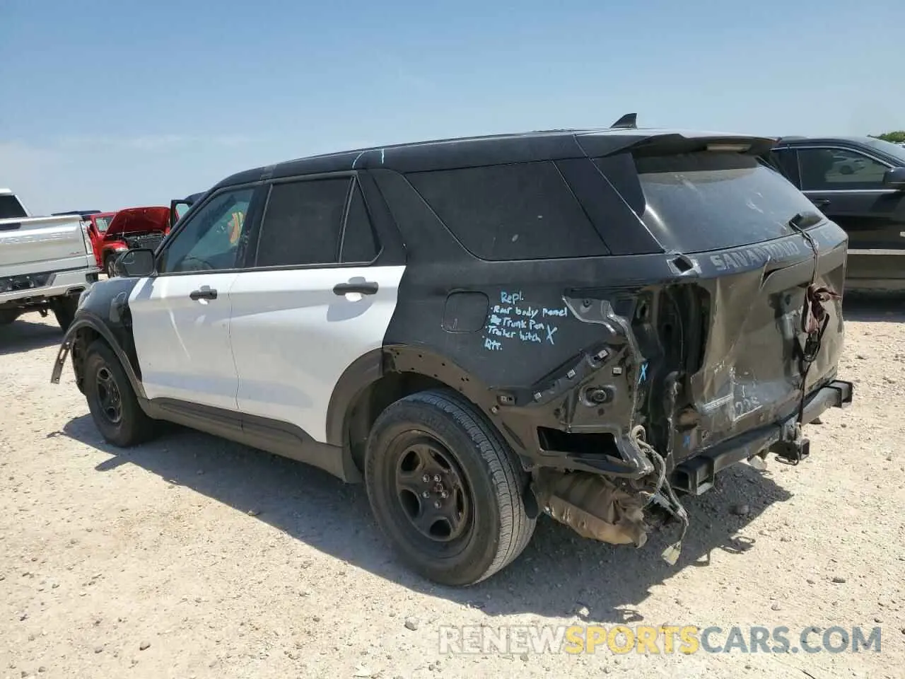 2 fotografías del automóvil dañado 1FM5K8AB6NGA48613 FORD EXPLORER 2022