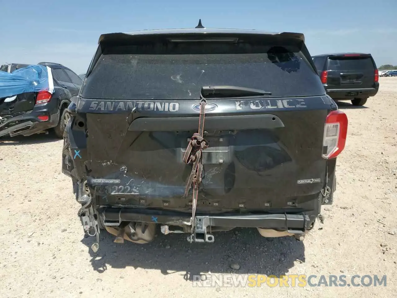 6 fotografías del automóvil dañado 1FM5K8AB6NGA48613 FORD EXPLORER 2022