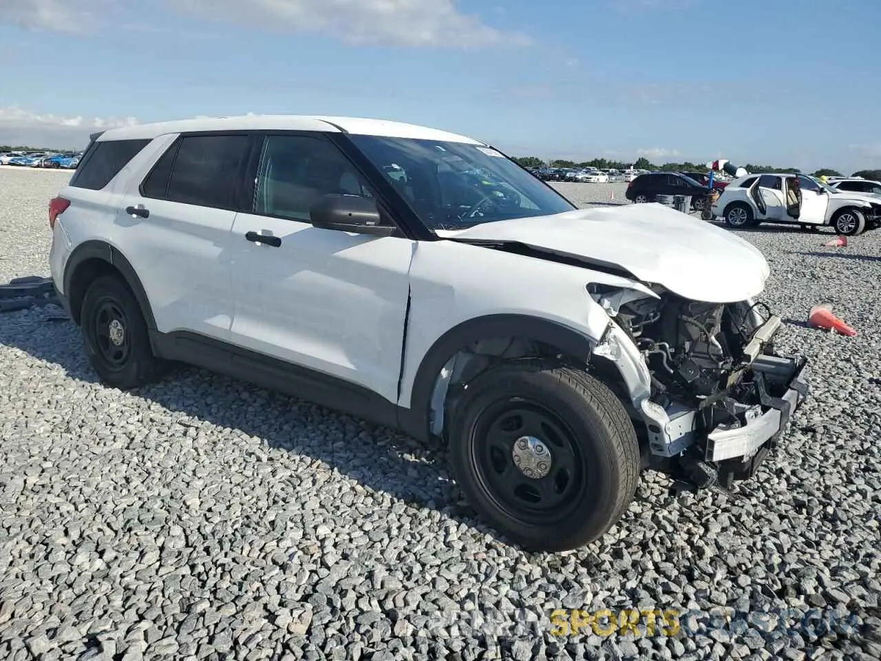 4 fotografías del automóvil dañado 1FM5K8ABXNGB71556 FORD EXPLORER 2022