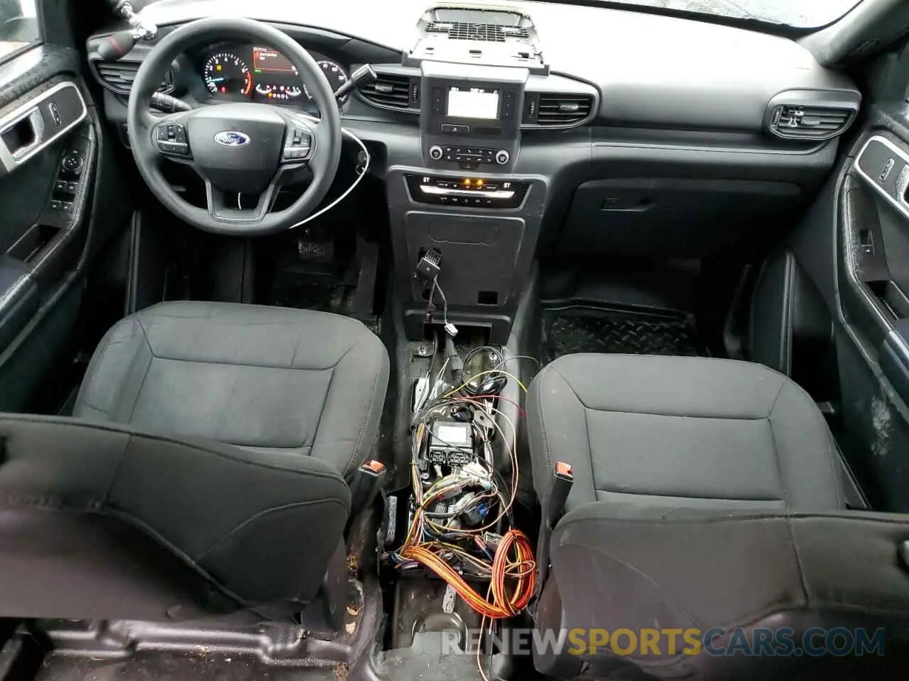 8 fotografías del automóvil dañado 1FM5K8AW3NNA11503 FORD EXPLORER 2022