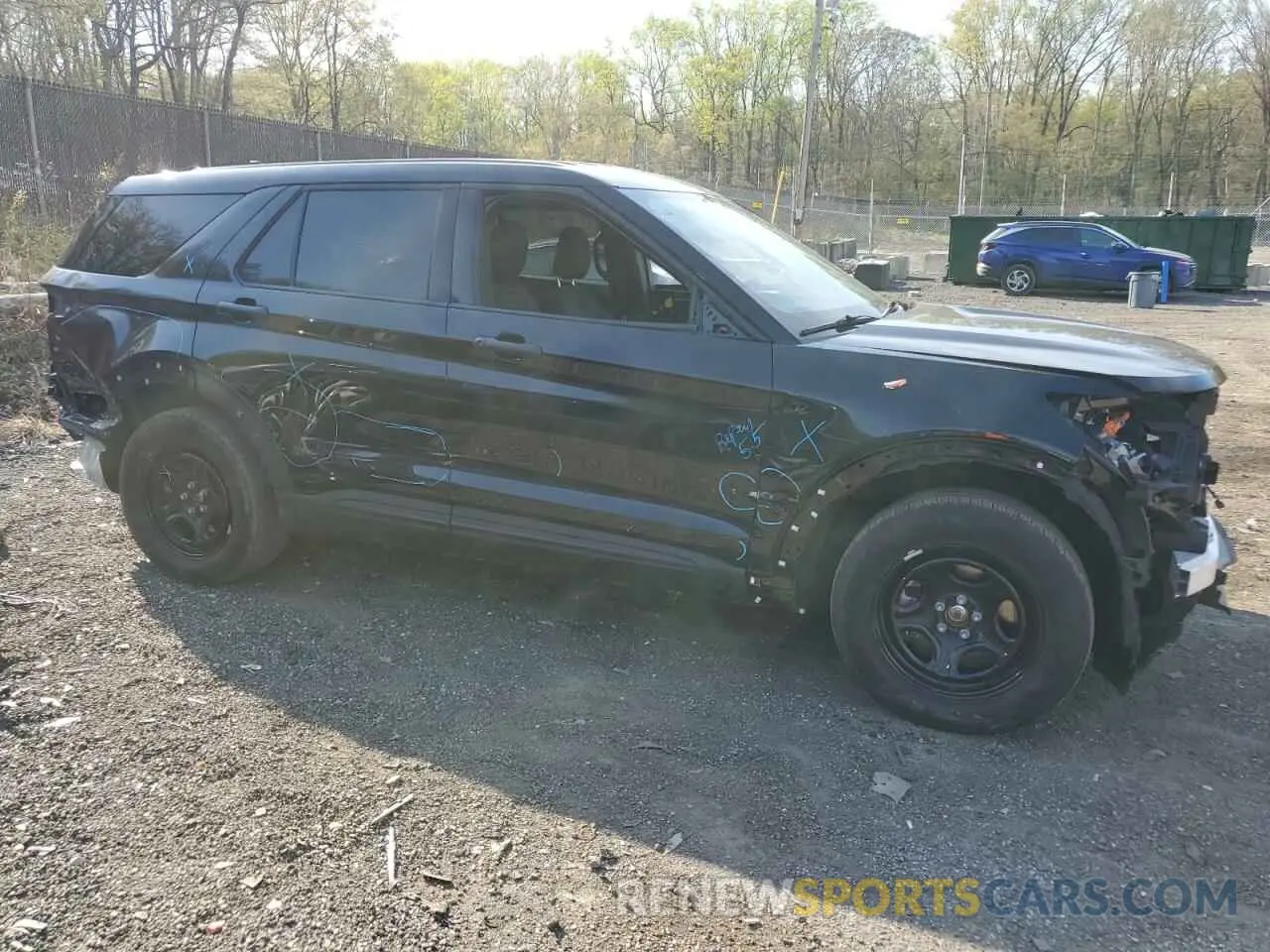 4 fotografías del automóvil dañado 1FM5K8AW7NNA13612 FORD EXPLORER 2022