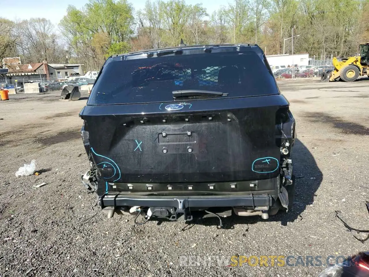 6 fotografías del automóvil dañado 1FM5K8AW7NNA13612 FORD EXPLORER 2022