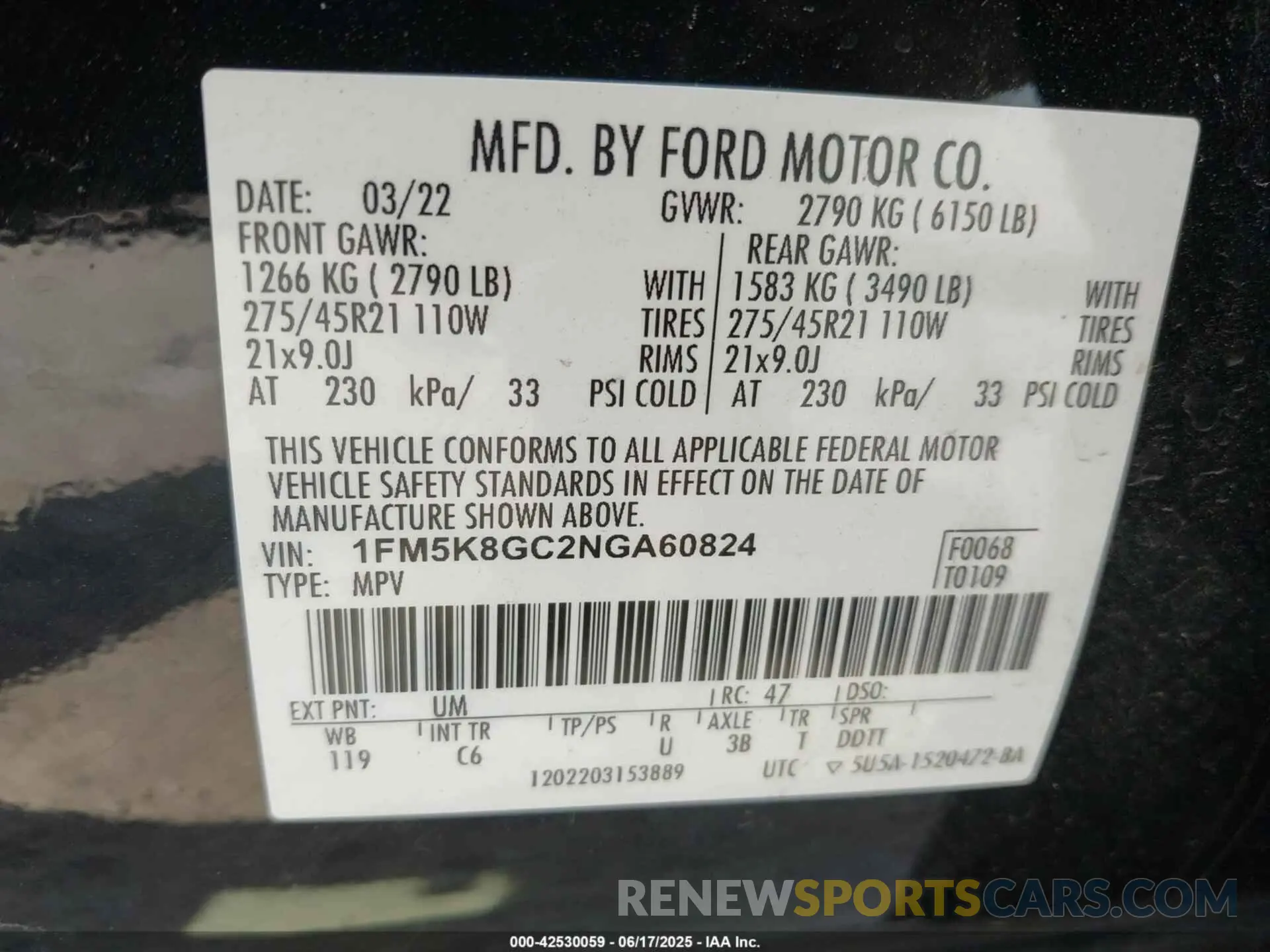 9 fotografías del automóvil dañado 1FM5K8GC2NGA60824 FORD EXPLORER 2022