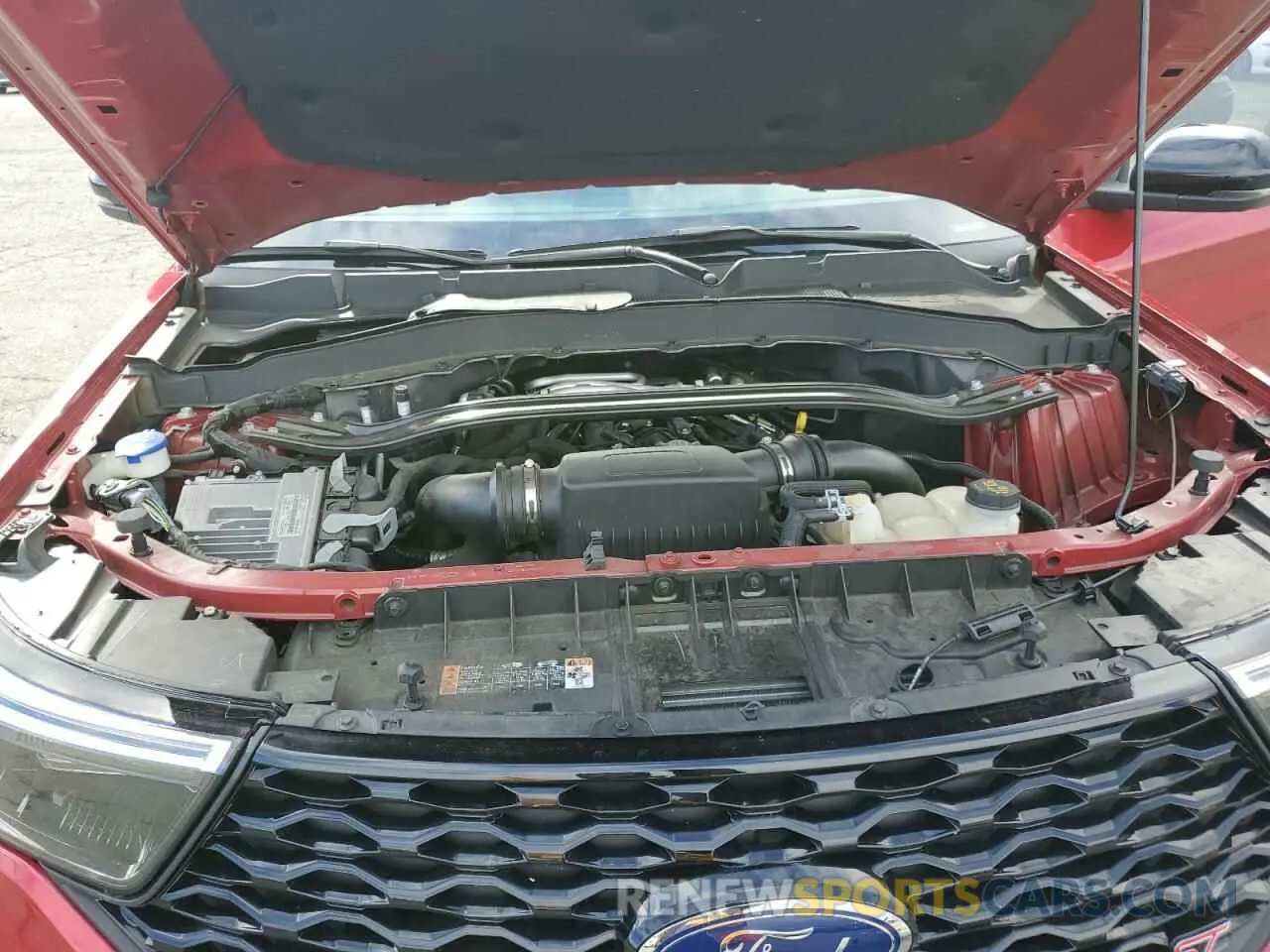12 fotografías del automóvil dañado 1FM5K8GC3NGA60508 FORD EXPLORER 2022