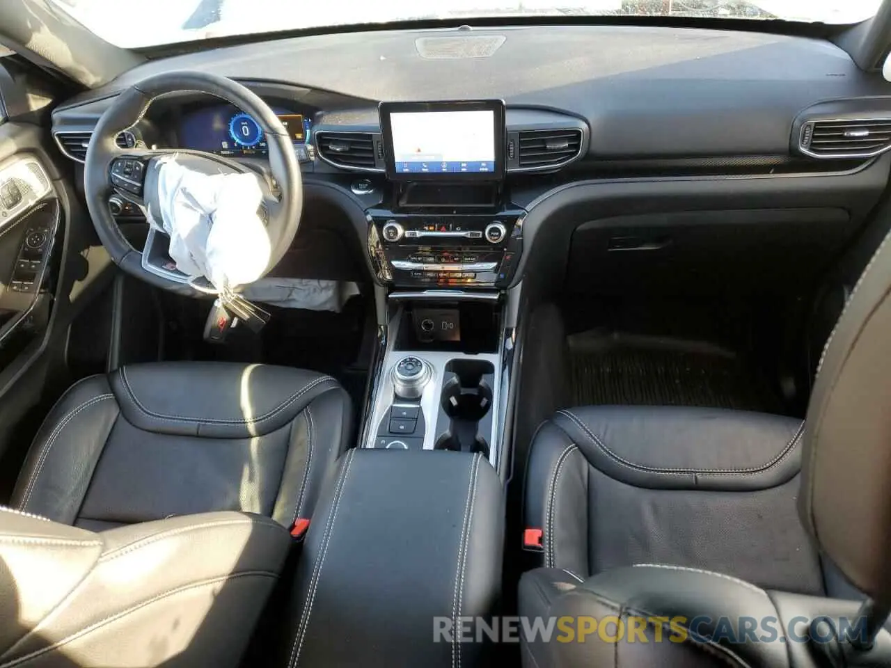 8 fotografías del automóvil dañado 1FM5K8GC5NGB74896 FORD EXPLORER 2022
