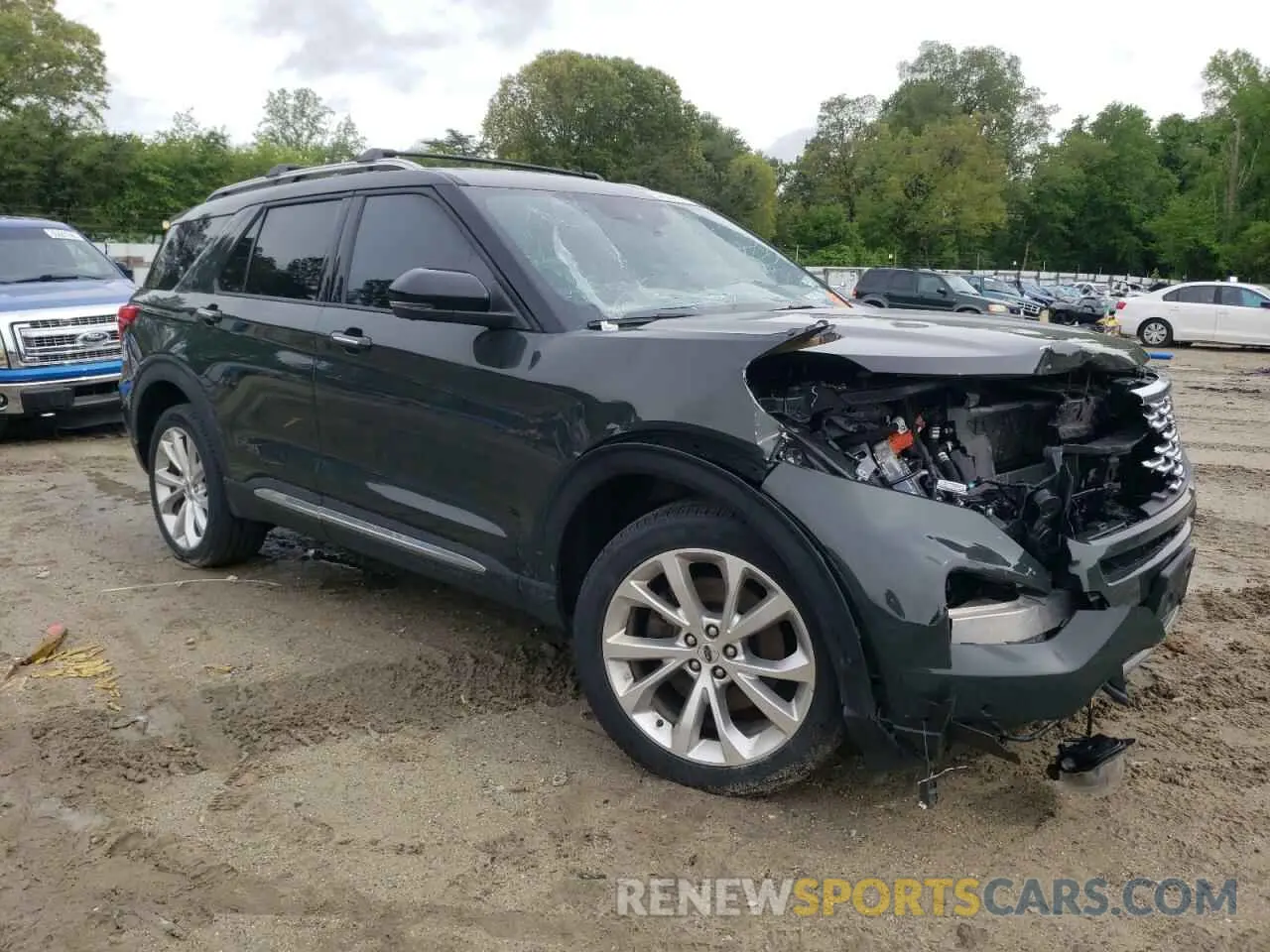 4 fotografías del automóvil dañado 1FM5K8HW0NNA08189 FORD EXPLORER 2022