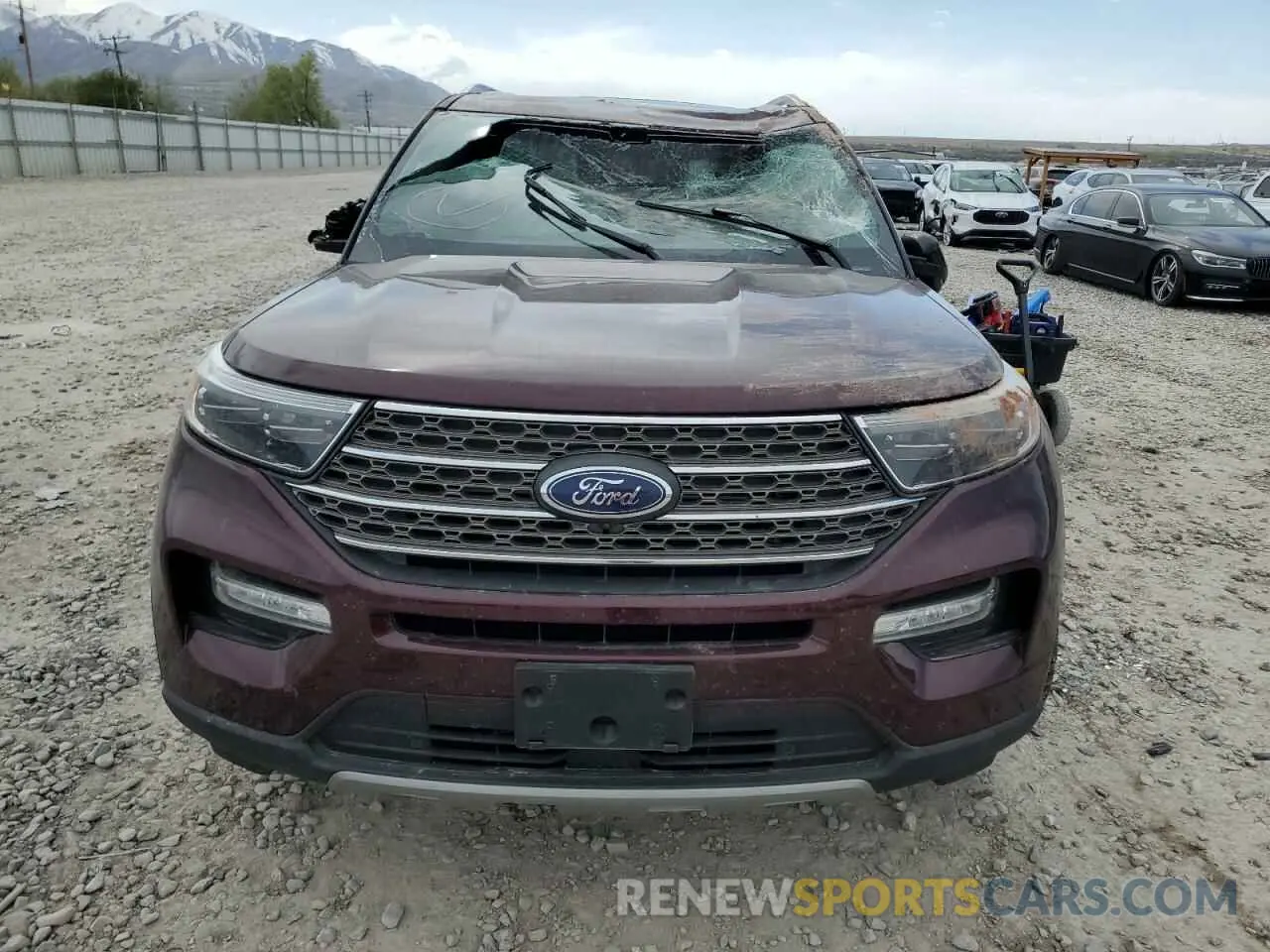 5 fotografías del automóvil dañado 1FM5K8LC9NGA53455 FORD EXPLORER 2022