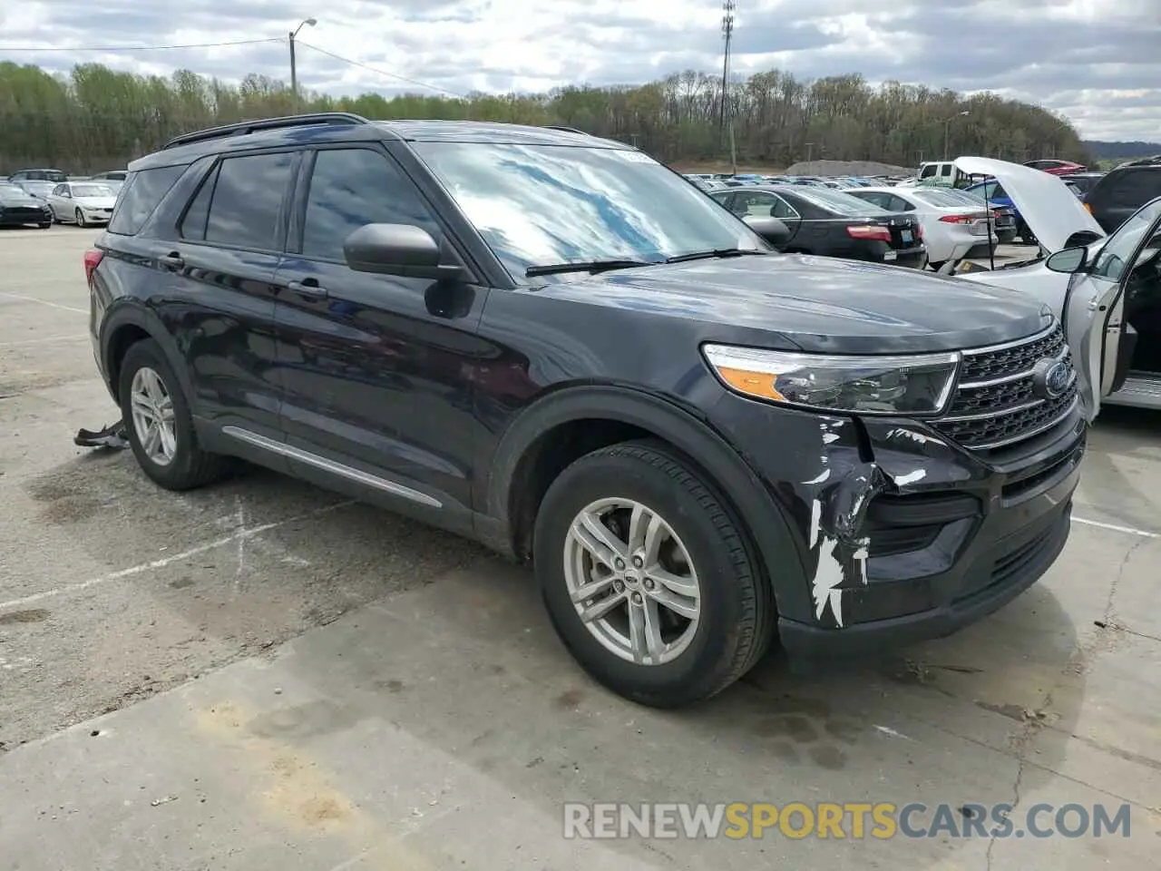4 fotografías del automóvil dañado 1FMSK7DH2NGA12477 FORD EXPLORER 2022