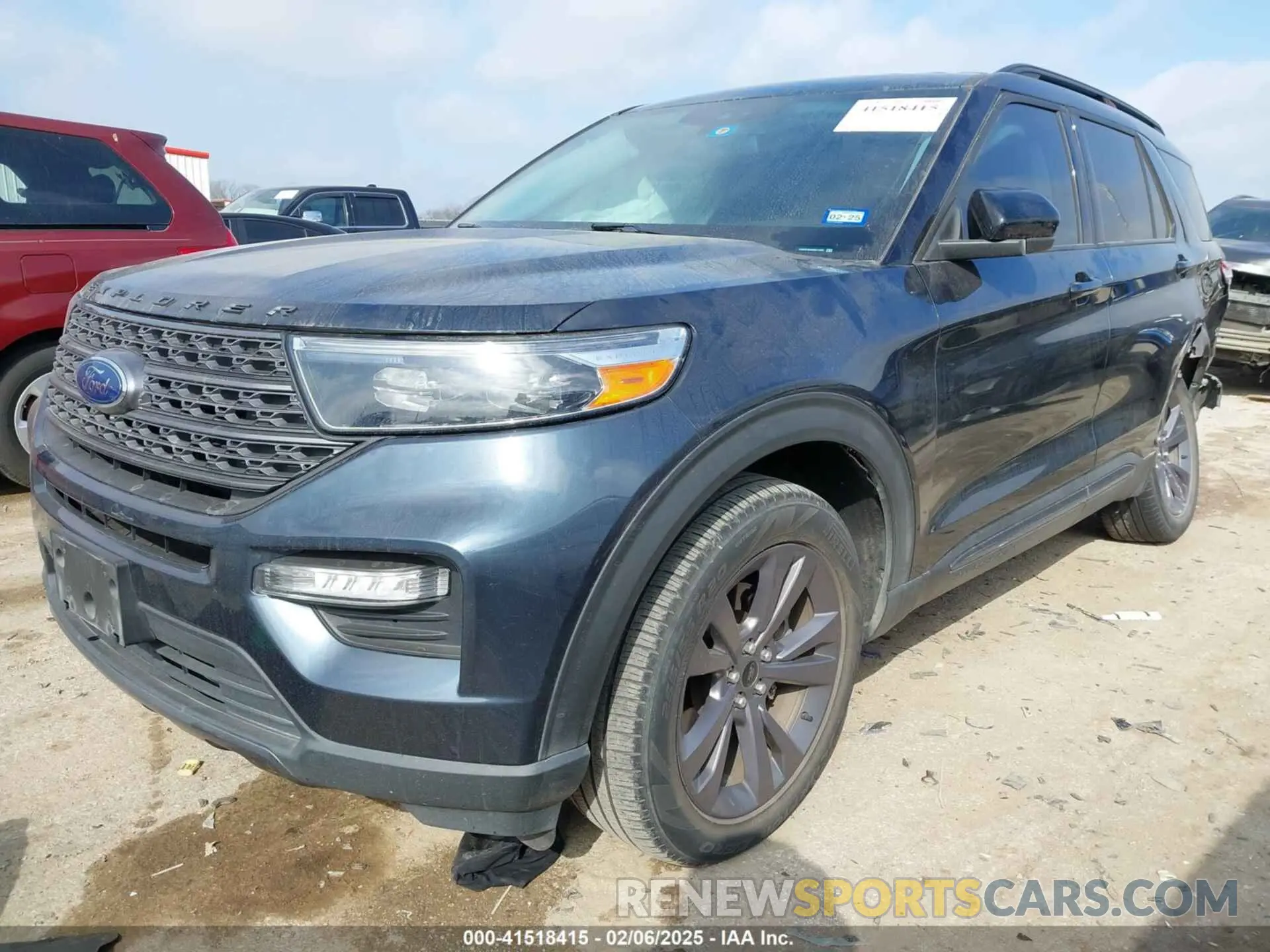 2 fotografías del automóvil dañado 1FMSK7DH3NGA14352 FORD EXPLORER 2022