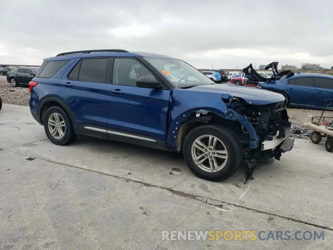 4 fotografías del automóvil dañado 1FMSK7DH9NGA81828 FORD EXPLORER 2022