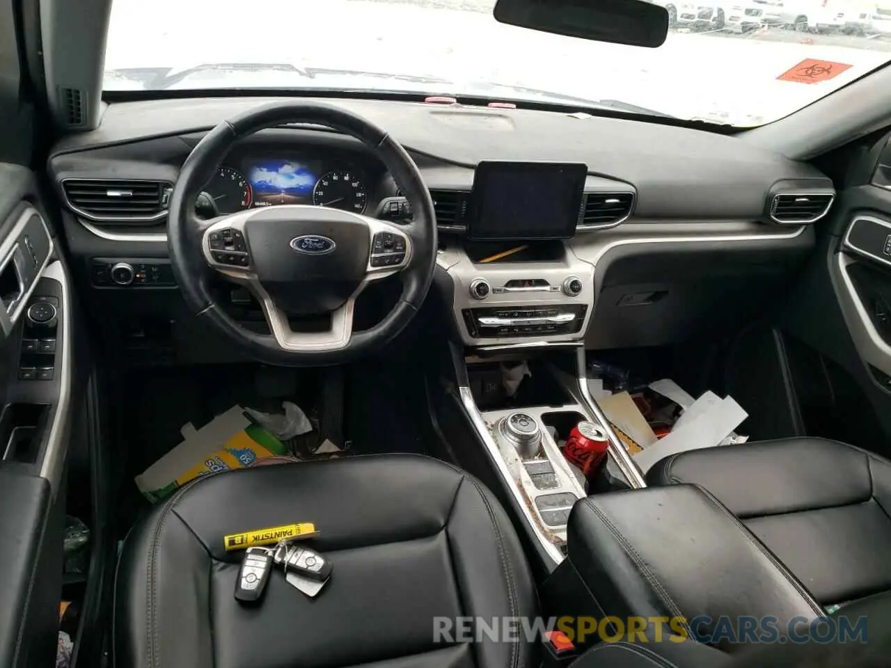 8 fotografías del automóvil dañado 1FMSK7DH9NGA81828 FORD EXPLORER 2022