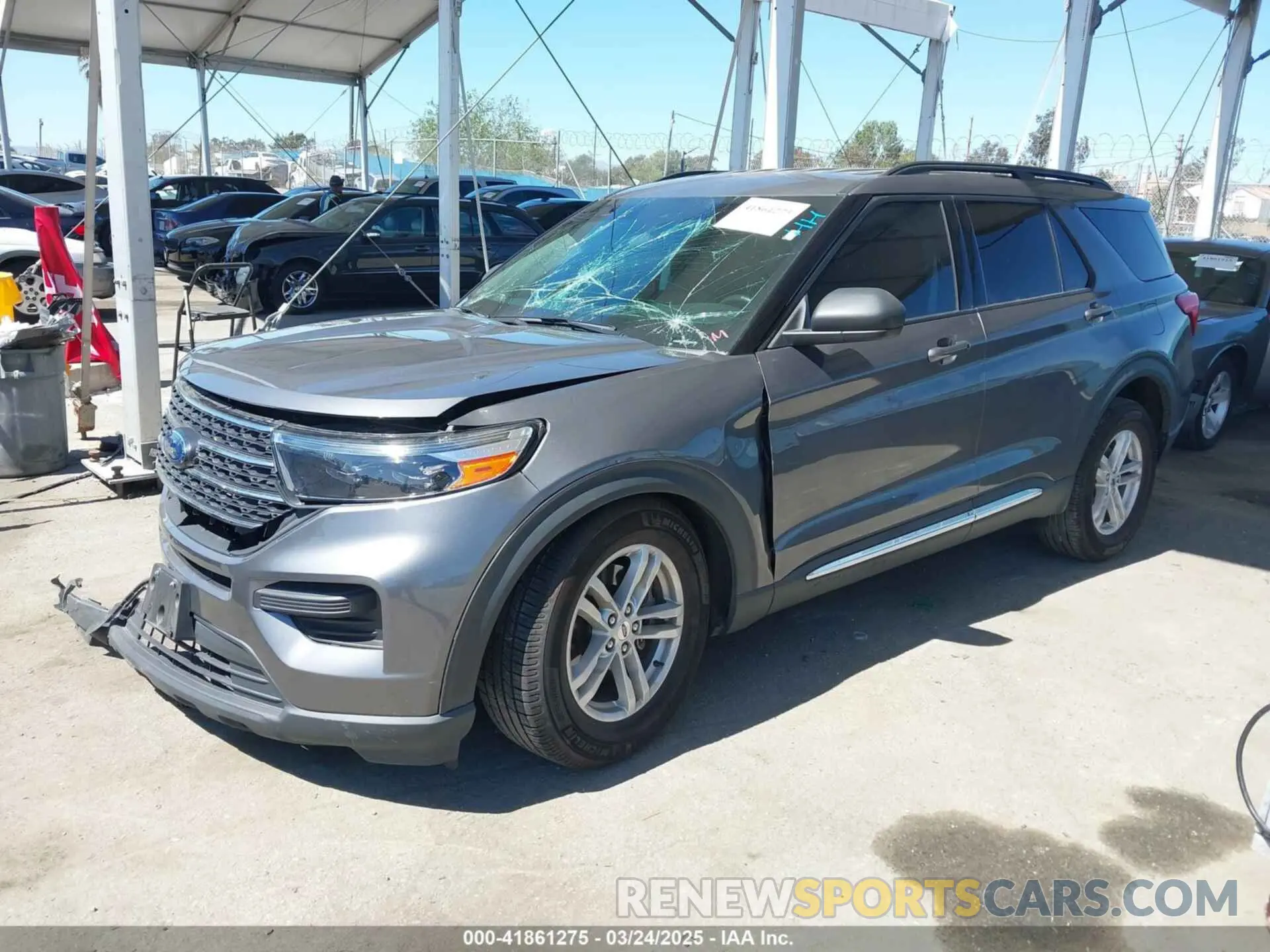 2 fotografías del automóvil dañado 1FMSK7DHXNGA44951 FORD EXPLORER 2022