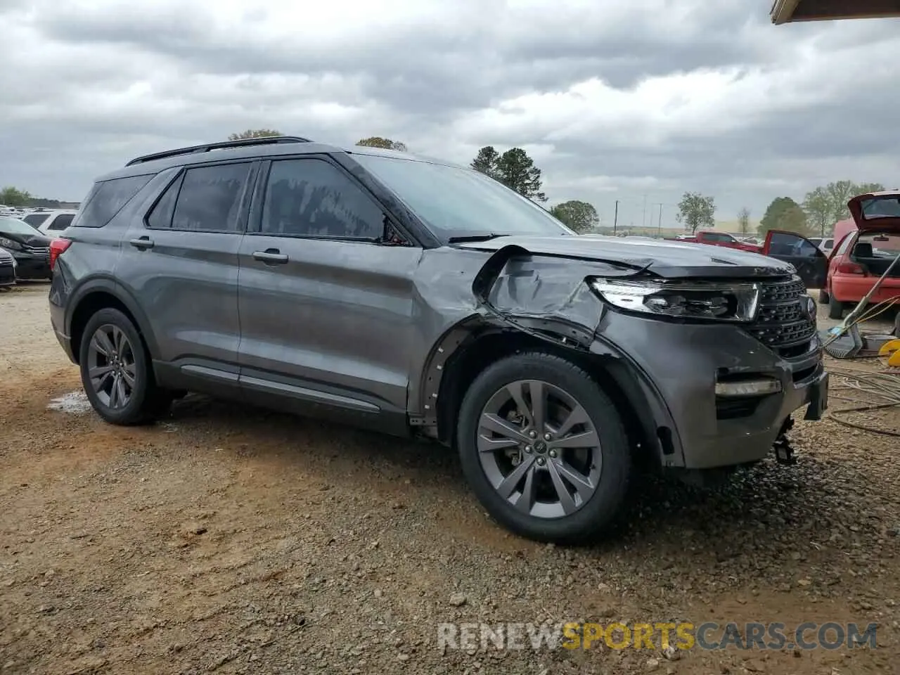 4 fotografías del automóvil dañado 1FMSK7DHXNGB12505 FORD EXPLORER 2022
