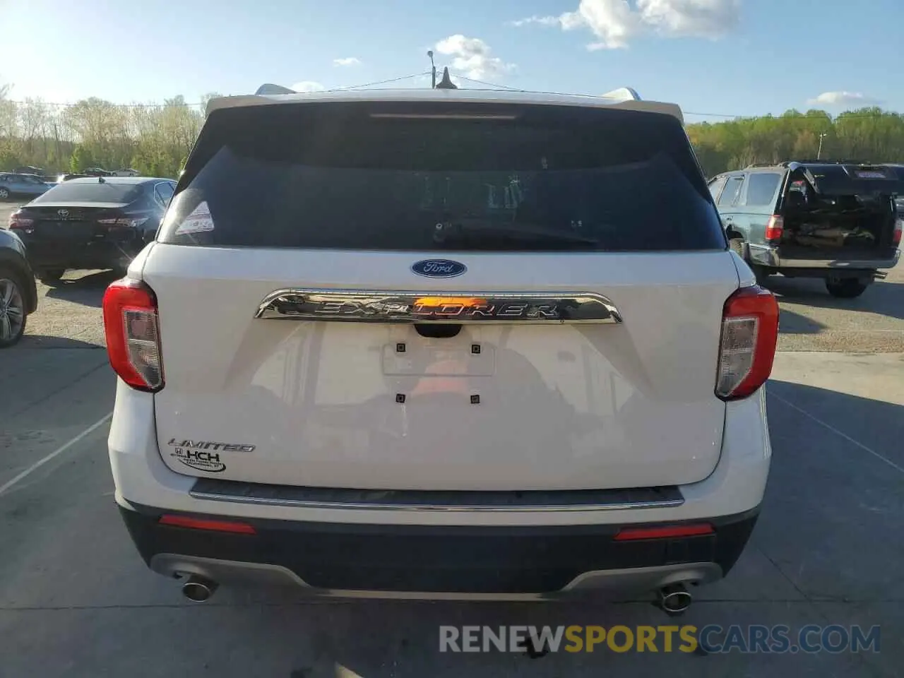 6 fotografías del automóvil dañado 1FMSK7FH2NGA56590 FORD EXPLORER 2022