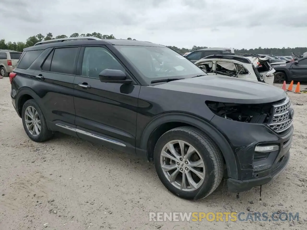 4 fotografías del automóvil dañado 1FMSK7FH5NGA79510 FORD EXPLORER 2022