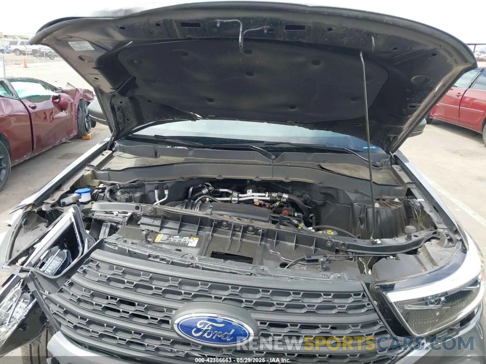10 fotografías del automóvil dañado 1FMSK8BHXNGC20082 FORD EXPLORER 2022