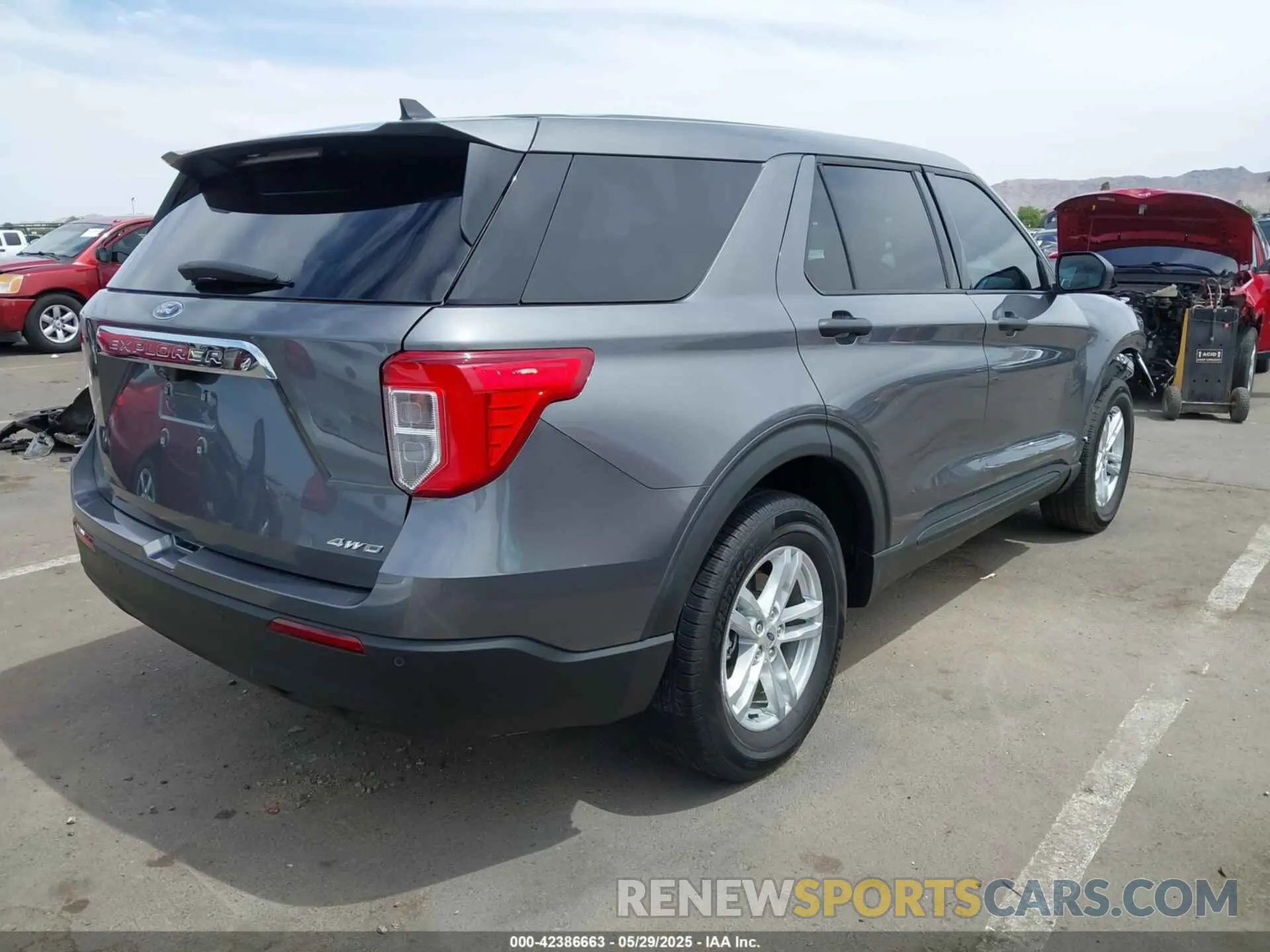 4 fotografías del automóvil dañado 1FMSK8BHXNGC20082 FORD EXPLORER 2022