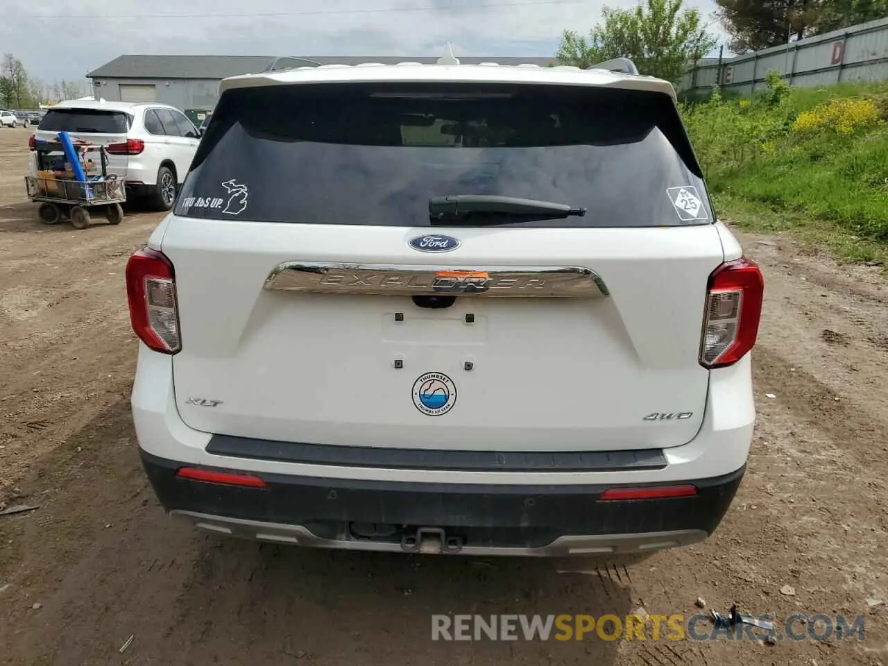 6 fotografías del automóvil dañado 1FMSK8DH0NGA94280 FORD EXPLORER 2022