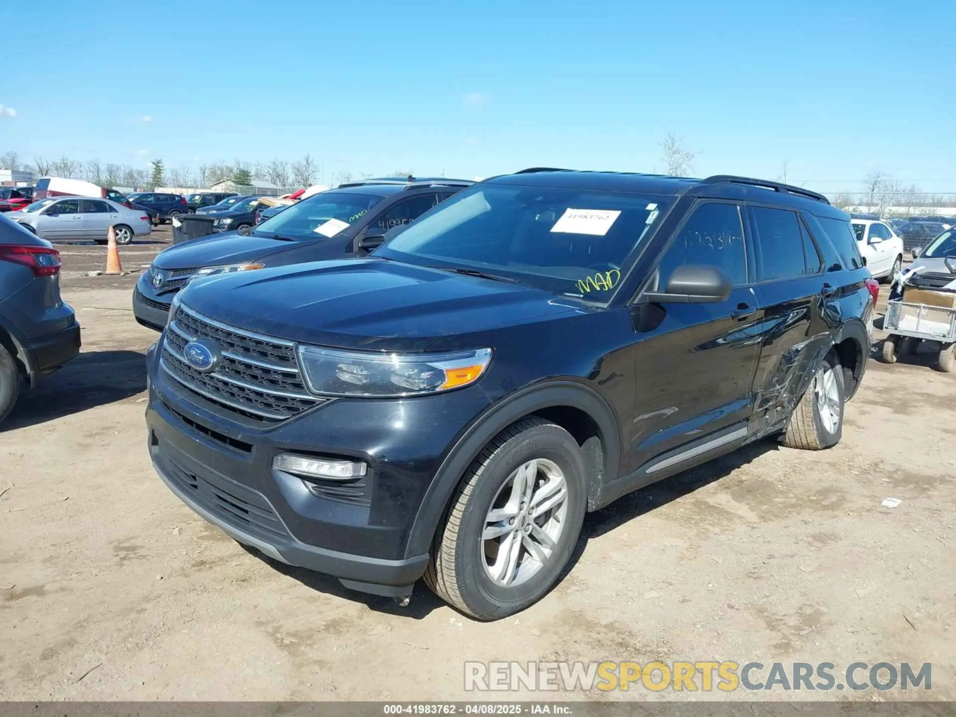 2 fotografías del automóvil dañado 1FMSK8DH0NGA96191 FORD EXPLORER 2022