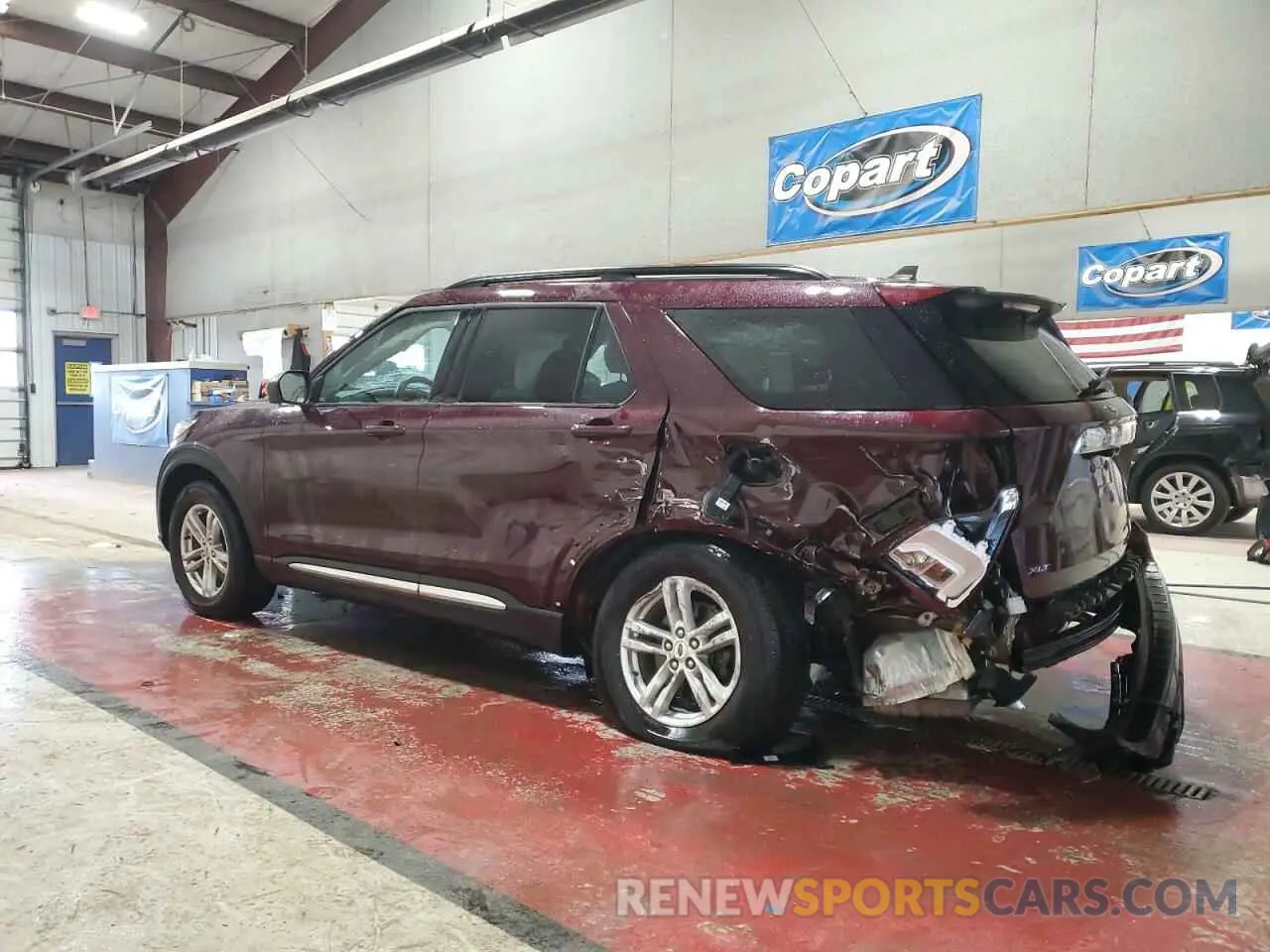 2 fotografías del automóvil dañado 1FMSK8DH3NGA62598 FORD EXPLORER 2022