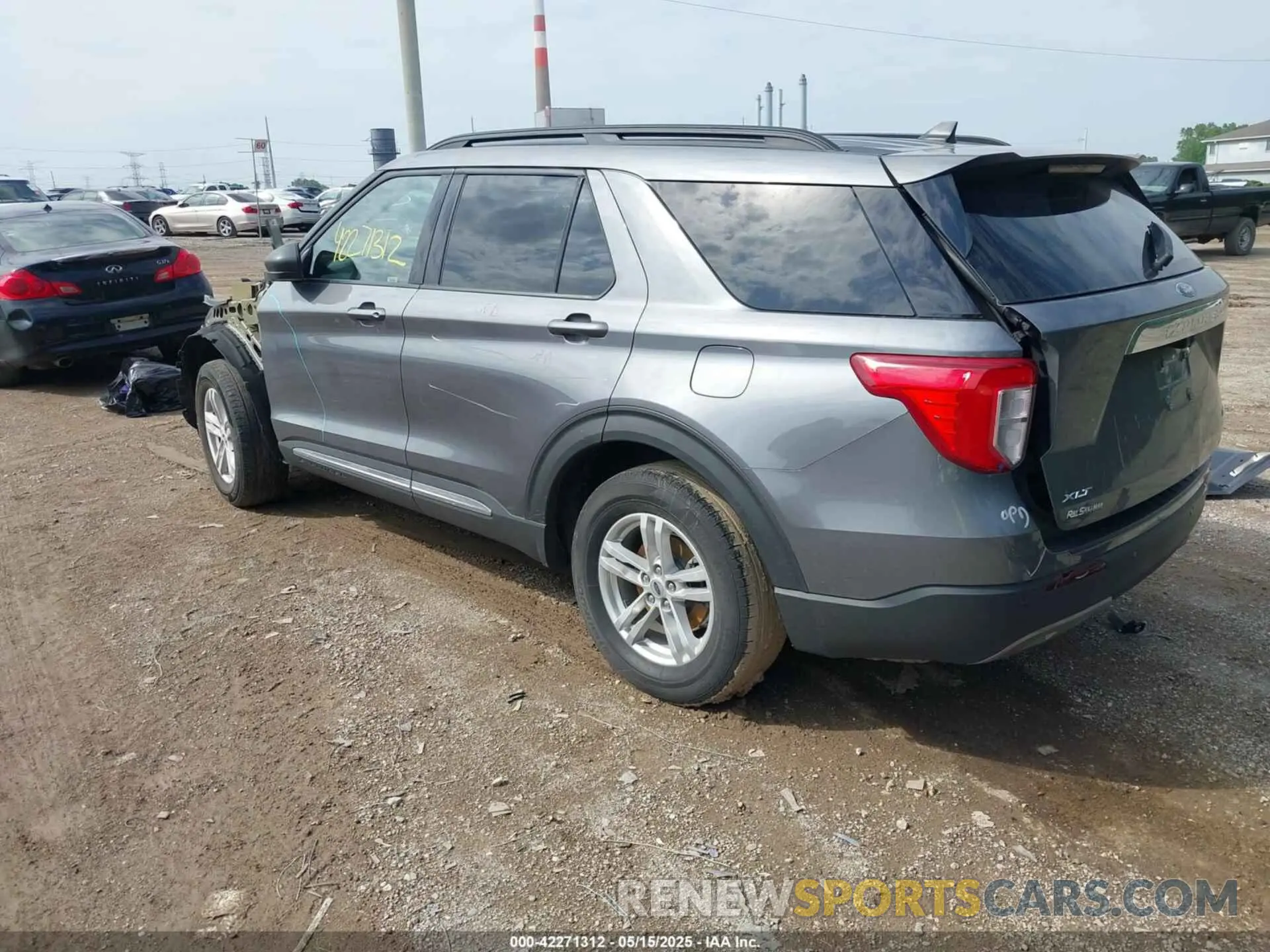 3 fotografías del automóvil dañado 1FMSK8DH6NGA69352 FORD EXPLORER 2022