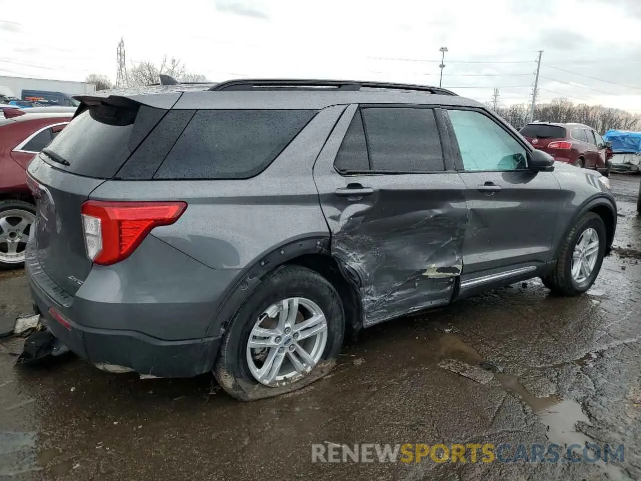 3 fotografías del automóvil dañado 1FMSK8DH6NGB92620 FORD EXPLORER 2022