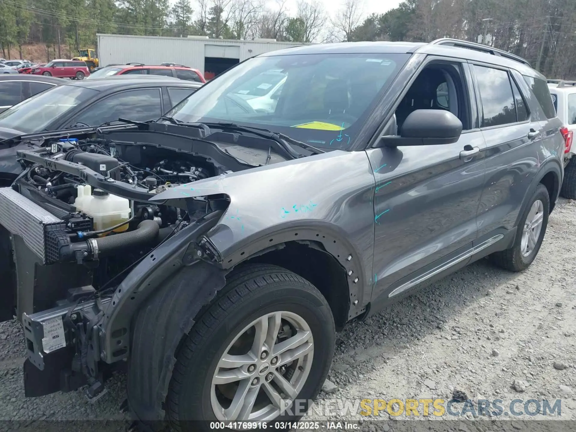 2 fotografías del automóvil dañado 1FMSK8DH9NGA23286 FORD EXPLORER 2022