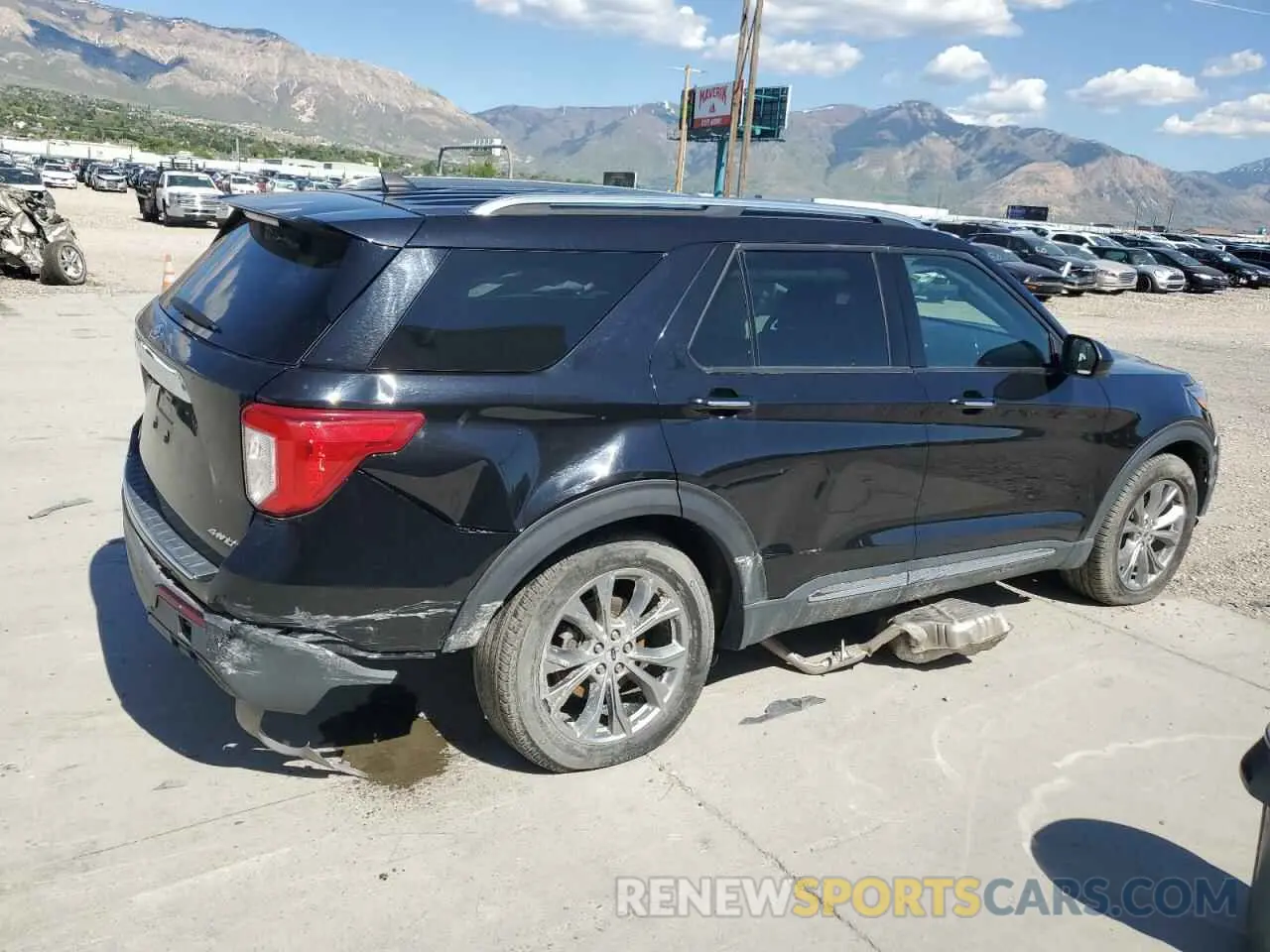 3 fotografías del automóvil dañado 1FMSK8FH2NGA29993 FORD EXPLORER 2022