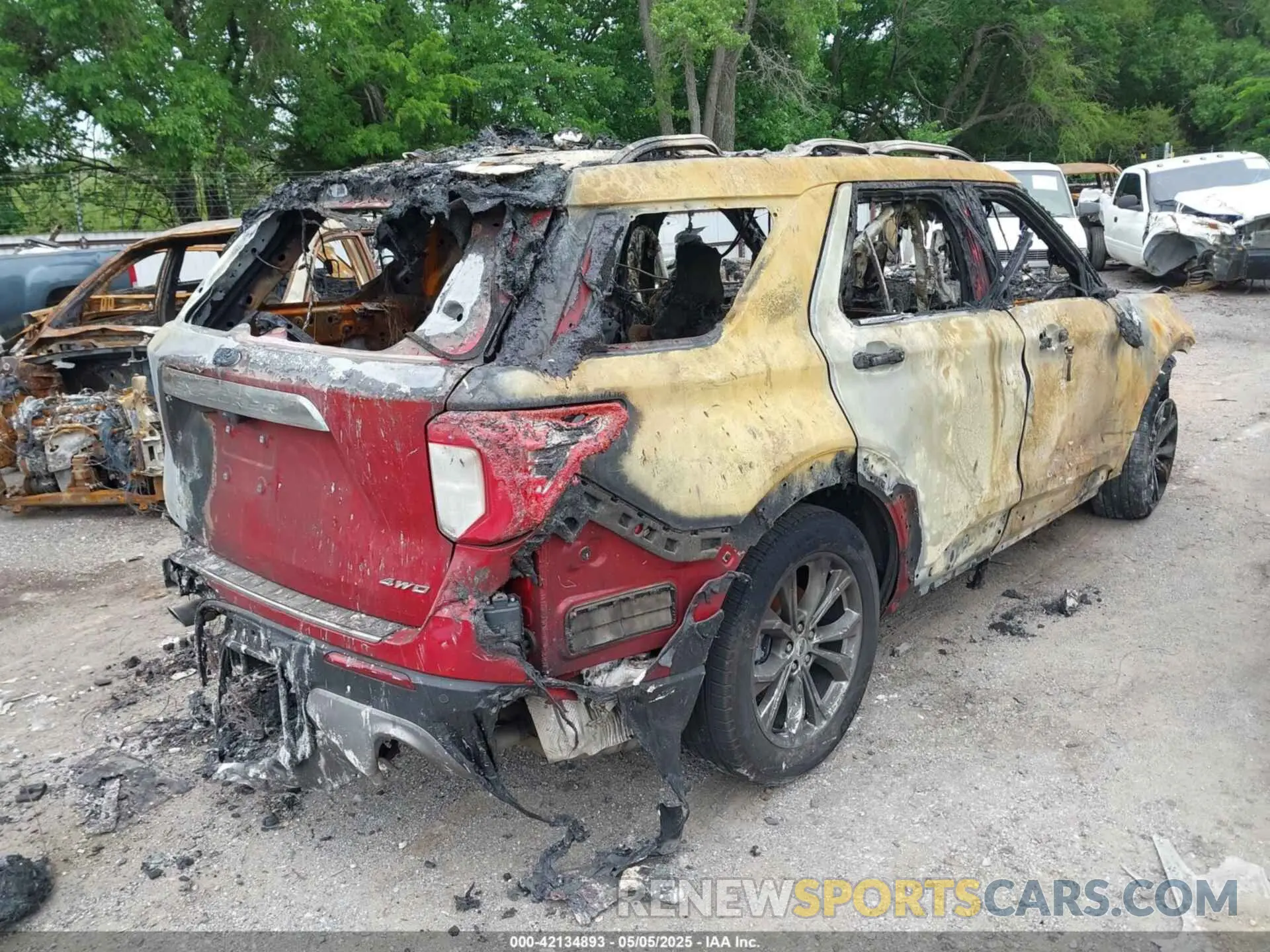 4 fotografías del automóvil dañado 1FMSK8FH5NGB65227 FORD EXPLORER 2022