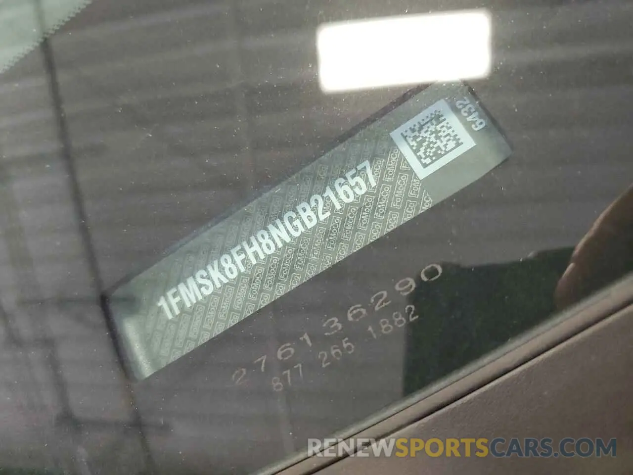 14 fotografías del automóvil dañado 1FMSK8FH8NGB21657 FORD EXPLORER 2022