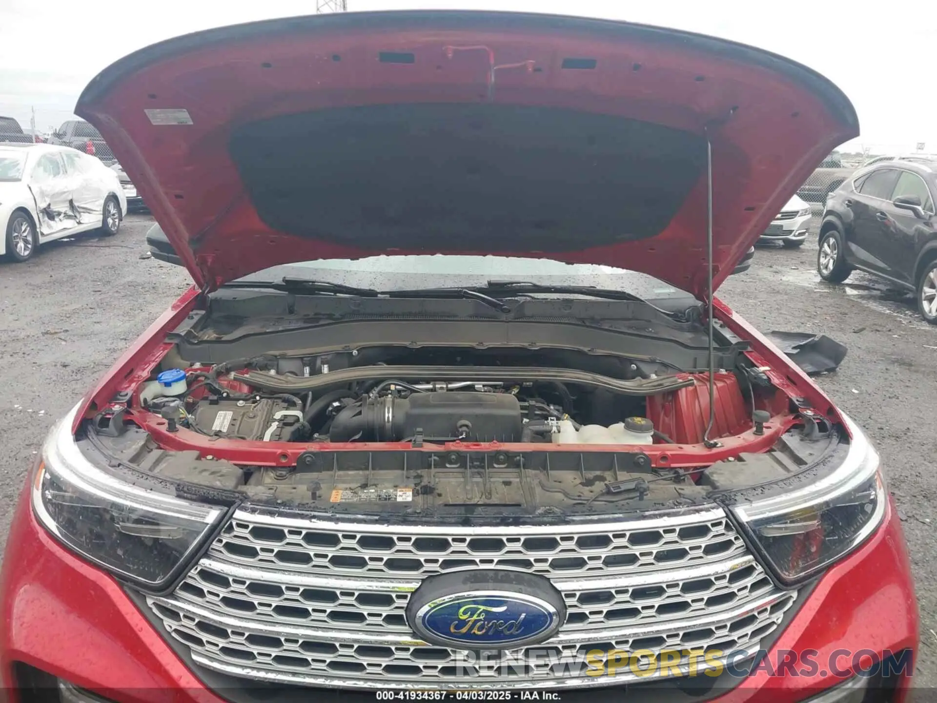 10 fotografías del automóvil dañado 1FMSK8FH8NGB43898 FORD EXPLORER 2022