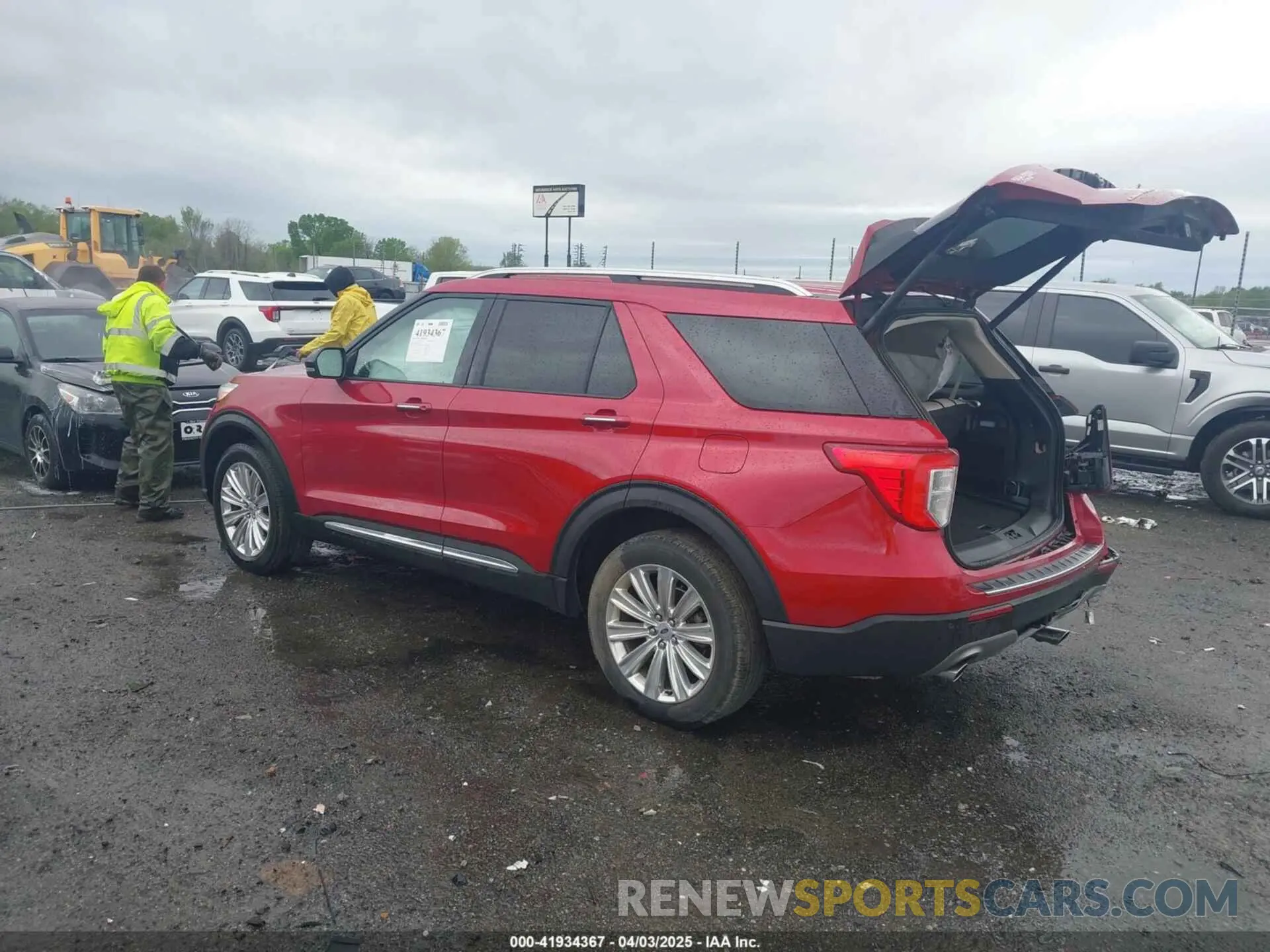 3 fotografías del automóvil dañado 1FMSK8FH8NGB43898 FORD EXPLORER 2022
