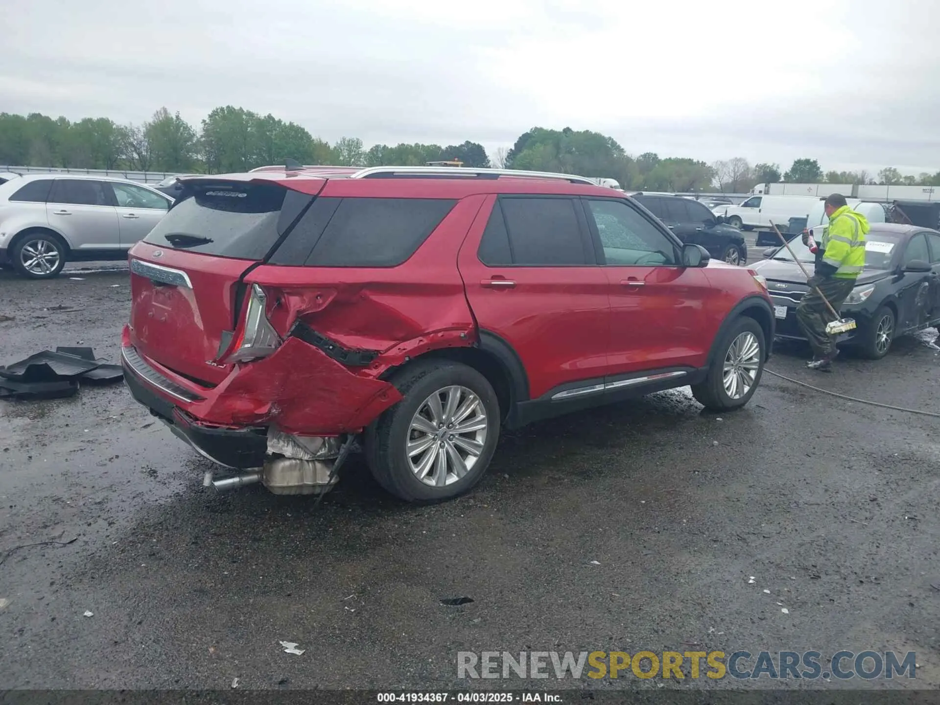 4 fotografías del automóvil dañado 1FMSK8FH8NGB43898 FORD EXPLORER 2022