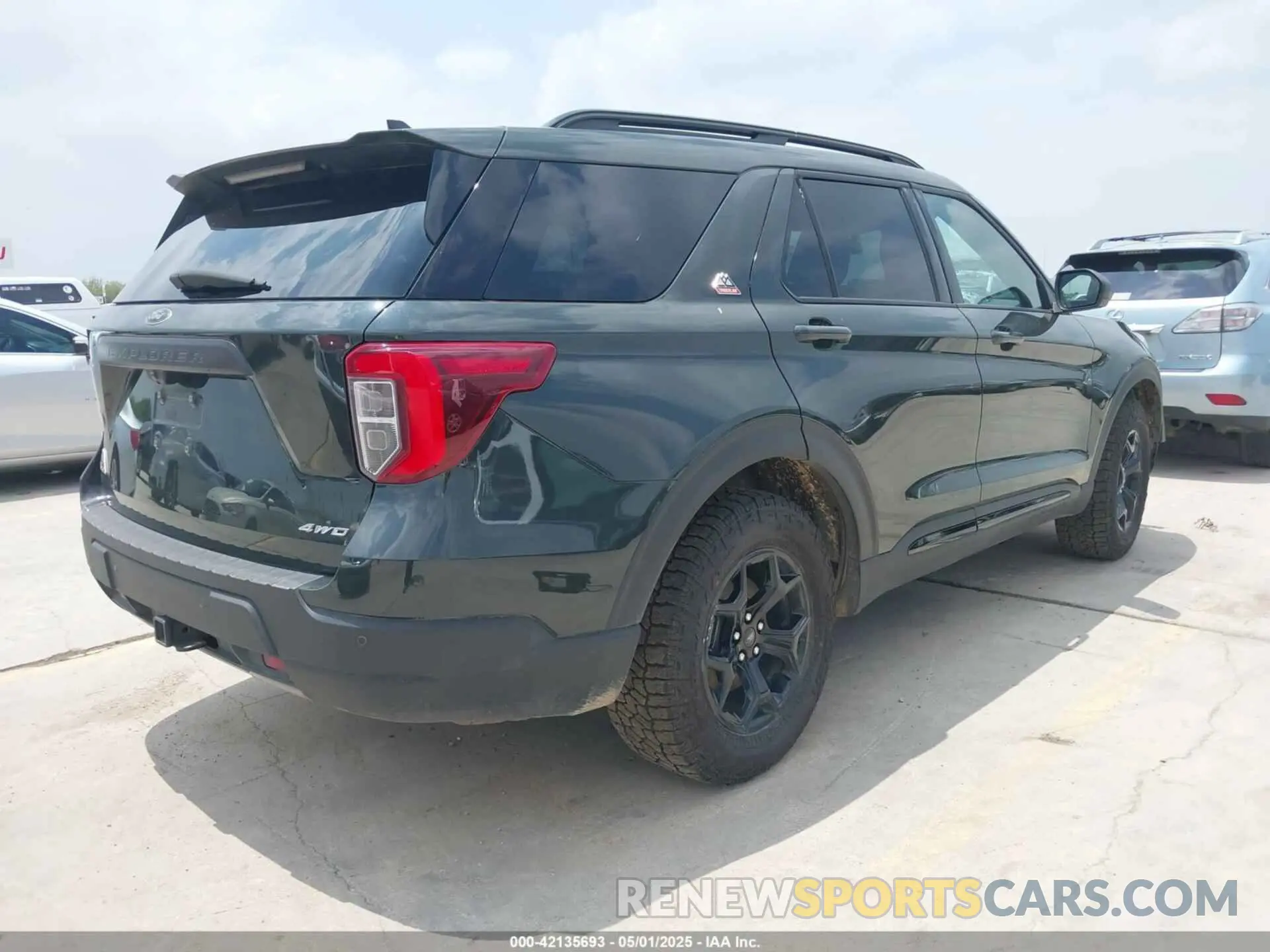 4 fotografías del automóvil dañado 1FMSK8JH6NGC15107 FORD EXPLORER 2022