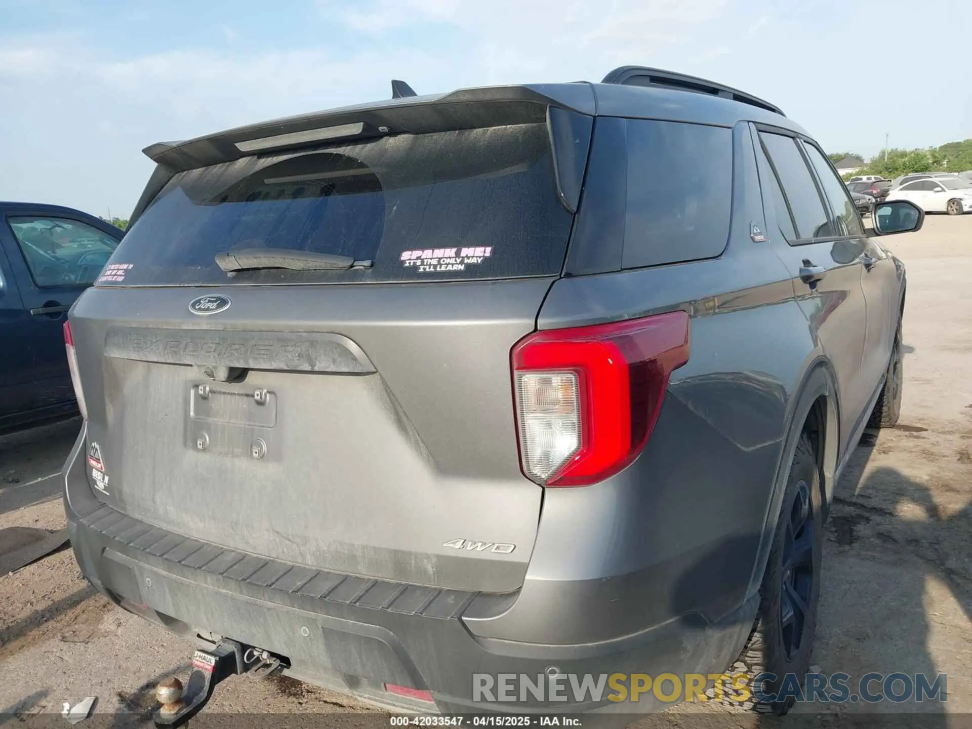 4 fotografías del automóvil dañado 1FMSK8JH9NGA34700 FORD EXPLORER 2022
