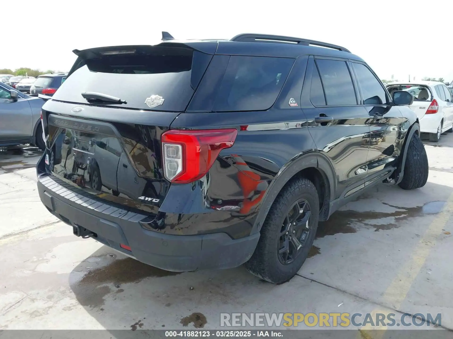 4 fotografías del automóvil dañado 1FMSK8JH9NGC30247 FORD EXPLORER 2022