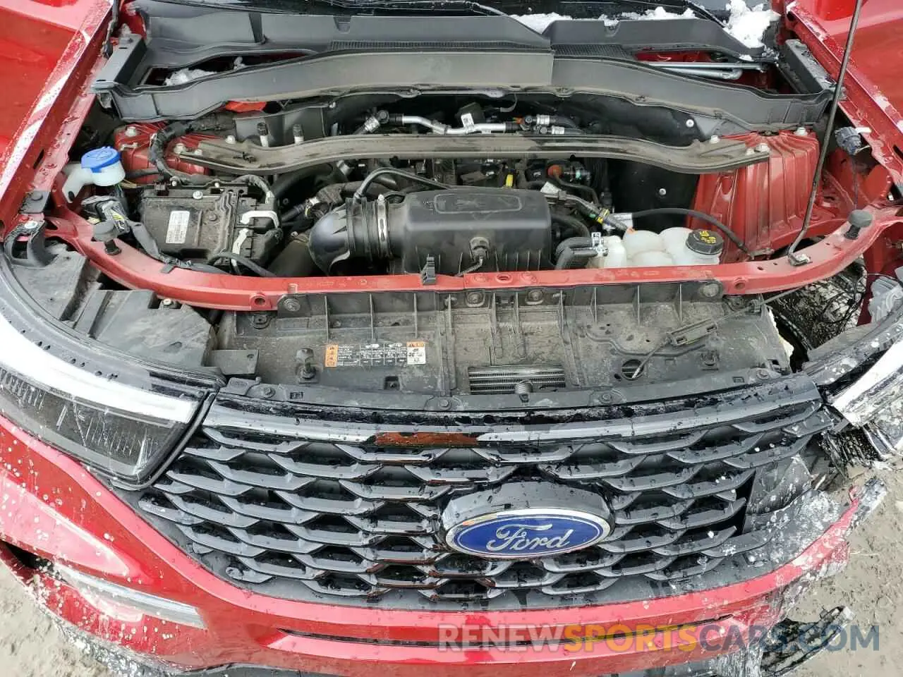 13 fotografías del automóvil dañado 1FMSK8KH7NGA27596 FORD EXPLORER 2022