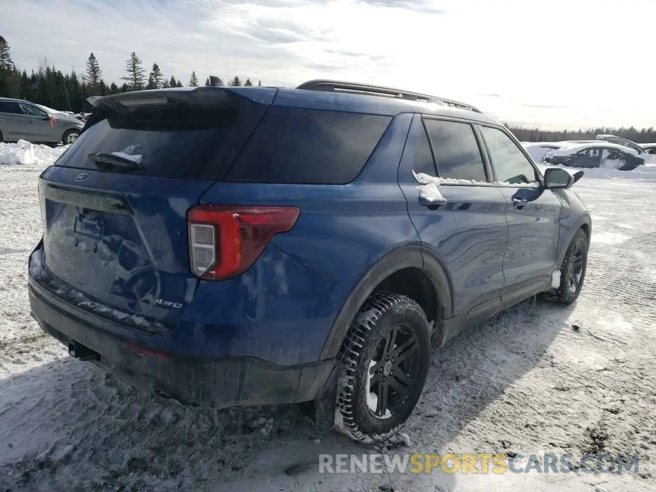 3 fotografías del automóvil dañado 1FMSK8KH7NGA58041 FORD EXPLORER 2022