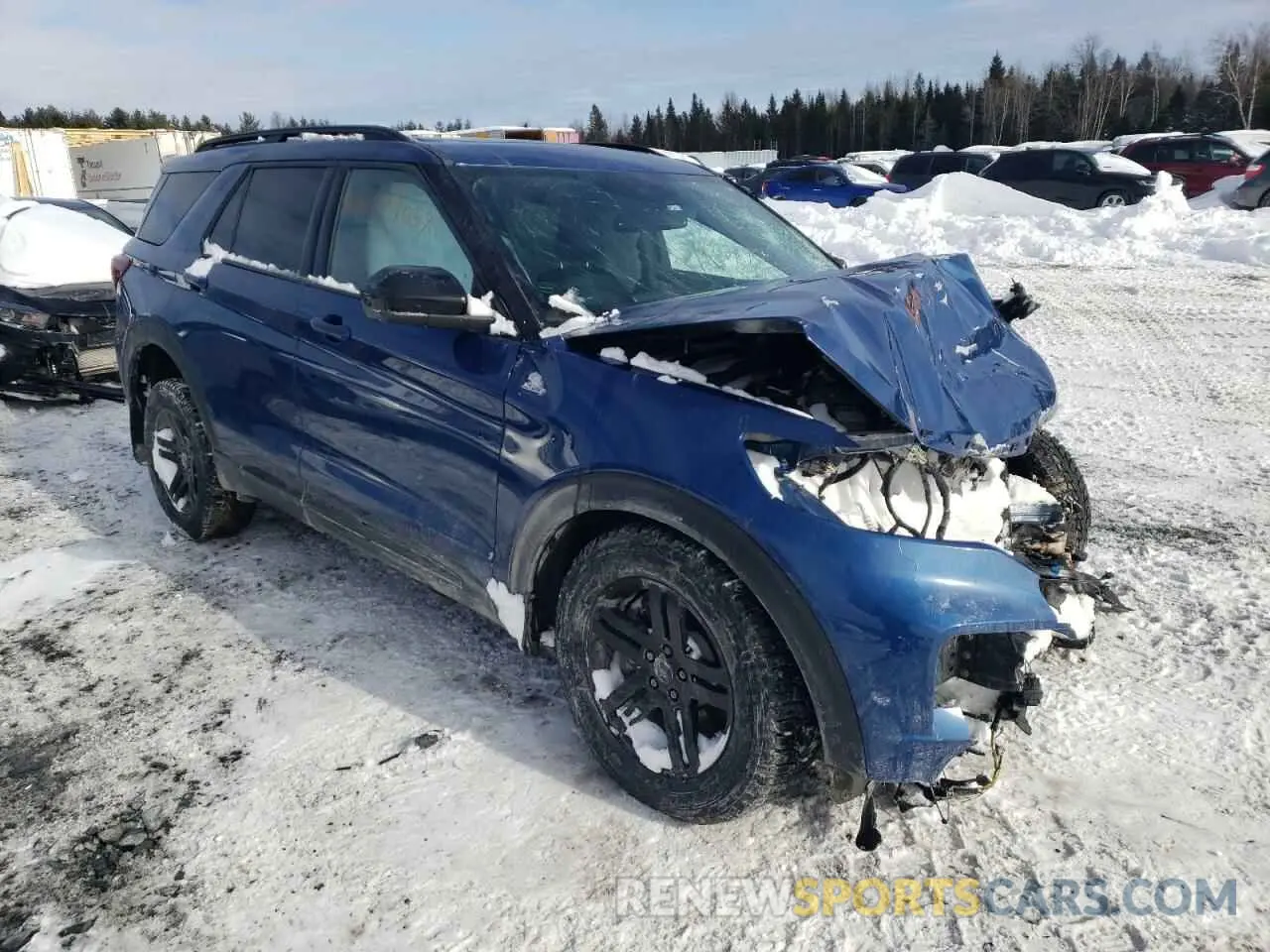 4 fotografías del automóvil dañado 1FMSK8KH7NGA58041 FORD EXPLORER 2022