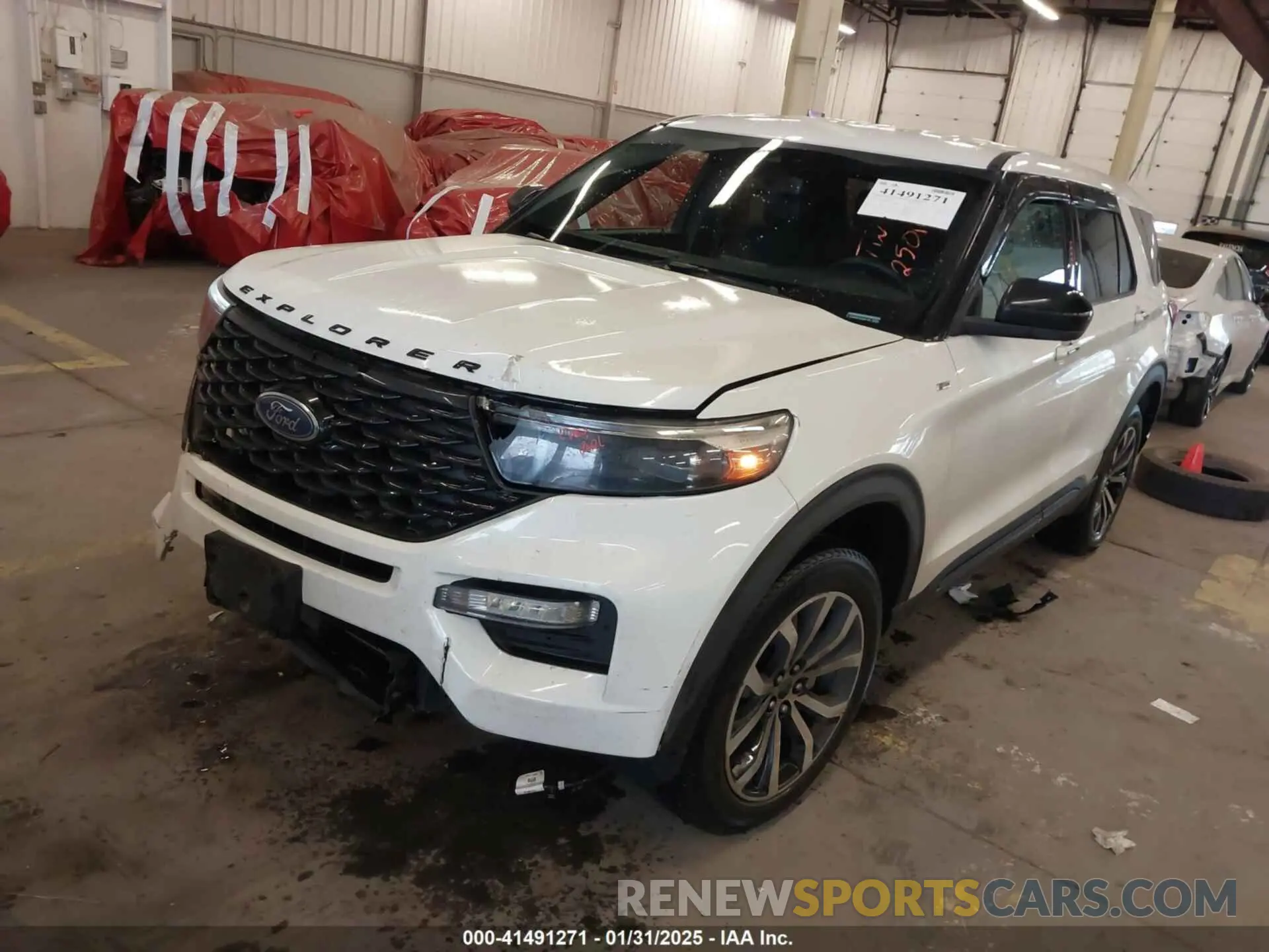 2 fotografías del automóvil dañado 1FMSK8KHXNGB57162 FORD EXPLORER 2022